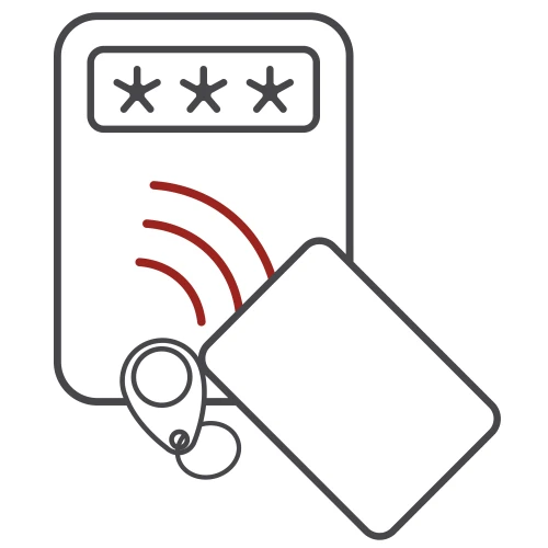 Prieigos kontrolės rinkinys ATLO-KRM-821, maitinimo šaltinis, elektromagnetinė spyna, prieigos kortelės