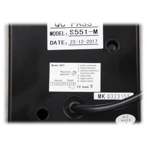 Vaizdo durų telefonas integruotas su pašto dėžute S551-SKP VIDOS