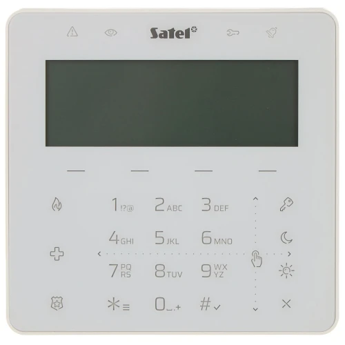 Sensorinė klaviatūra signalizacijos centralei INT-KSG2R-W SATEL
