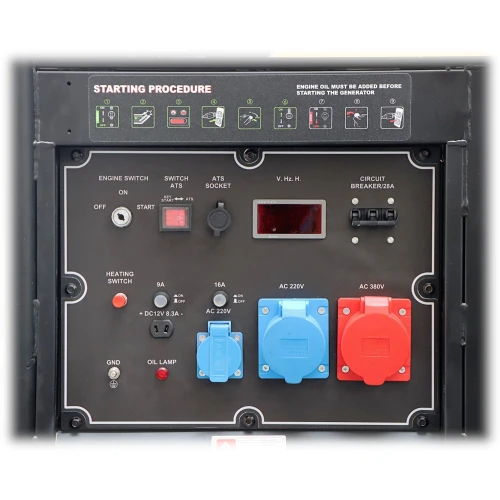 Elektros generatorius DY-18020DA-PRO 18kW SENCI Dynamo