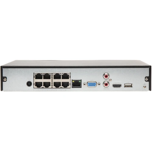 IP įrašytuvas NVR4108HS-8P-4KS2/L 8 kanalai + 8-portų POE switch DAHUA
