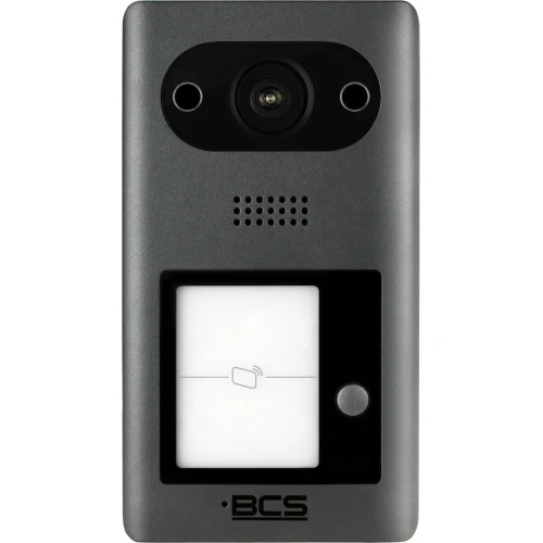 IP vaizdo durų telefonas BCS-PAN1401G-S su 7" monitoriumi BCS-MON7300B-S + 4 rakteliai