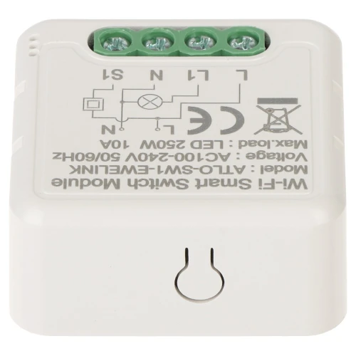 Protingas LED apšvietimo valdiklis ATLO-SW1-EWELINK Wi-Fi, eWeLink