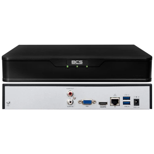 IP Registratorius BCS-P-NVR1601-4K(3) 16 kanalų 4K