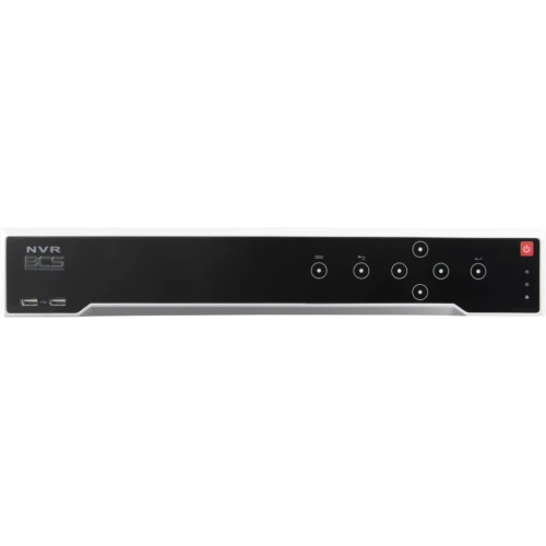 BCS-V-NVR3204-A-8K IP įrašytuvas su 32 kanalais, 4 diskais, 32Mpx, HDMI 8K