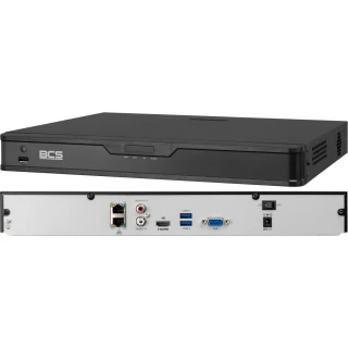 BCS Point BCS-P-NVR3202-4K-E IP tinklo įrašytuvas, 32 kanalai iki 8 Mpx