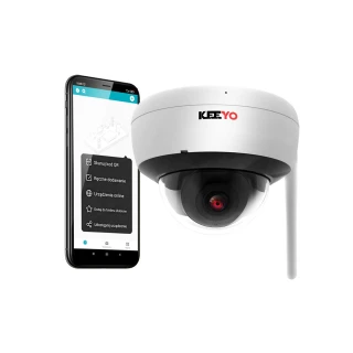 Keeyo 4 MPx bevielio wifi IP kamera-kupolas su 30m IR", esanti kategorijoje 'Monitoring / Kamery do monitoringu'