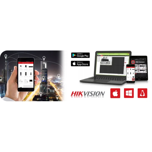 IP stebėjimo rinkinys Hikvision 4MPx IR 30m HWN-4104MH-4P 4x HWI-B140H