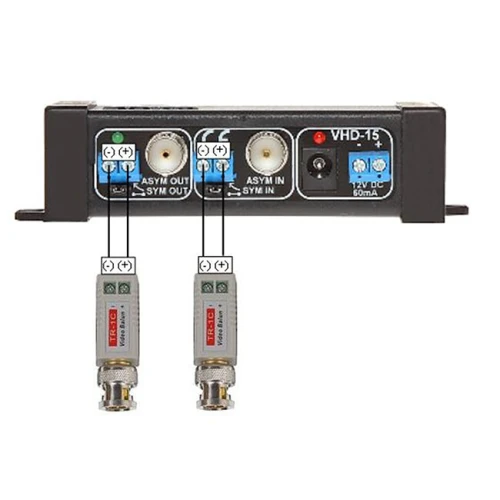 Repeater VHD-15 Signalų stiprintuvas AHD, HD-CVI, HD-TVI