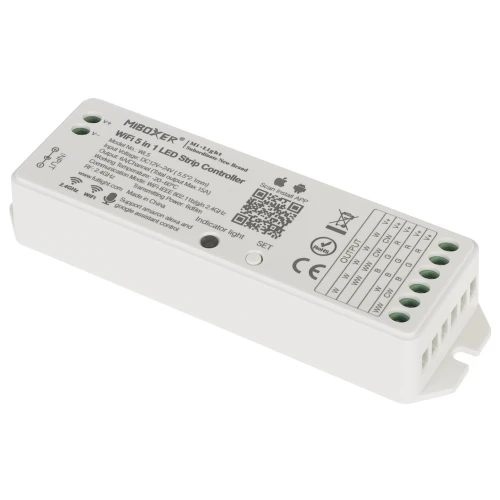 LED apšvietimo valdiklis LED-RGBW-WC/WIFI Wi-Fi, 2.4 GHz, RGBCCT (RGBWW) 12... 24V DC MiBOXER / Mi-Light
