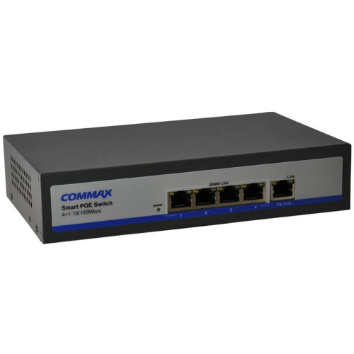 5-portų perjungiklis CIOT-H4L2 COMMAX IP 4 POE 1 UPLINK