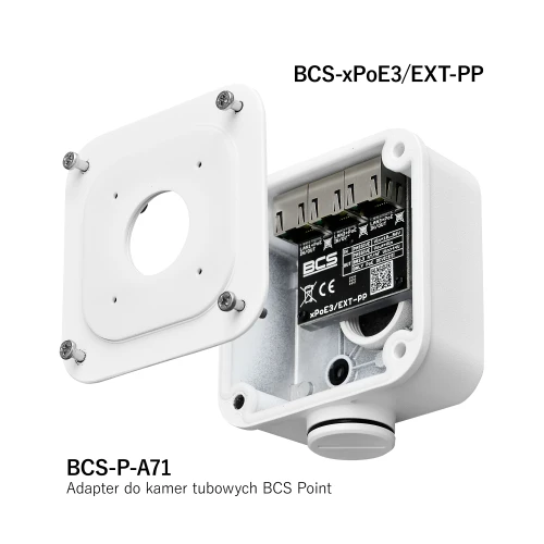 BCS-xPoE3/EXT-PP 3 portų PoE komutatorius