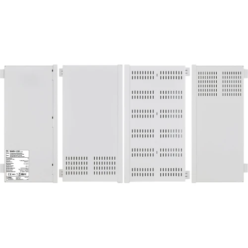 PoE switchų buferinio maitinimo sistema, 52VDC/2x17Ah/120W modelis SWB-120