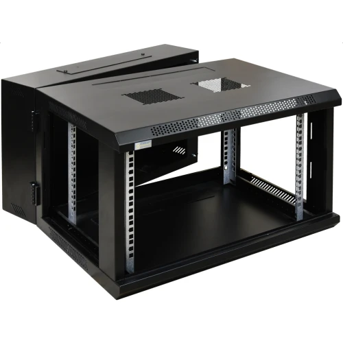 RACK spinta 6U kabineto tipo, pakabinama, dviguba 600x600 RWD666