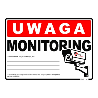 Atsargiai, objektas stebimas" lentel