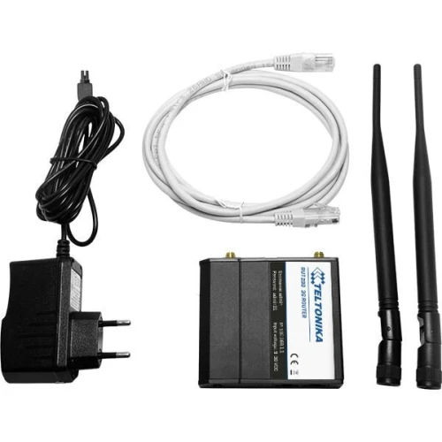 Teltonika RUT230 | Pramoninis 3G maršrutizatorius | 2x LAN 100Mb/s, WiFi 150Mb/s, 2,4GHz, RUT230 01E000