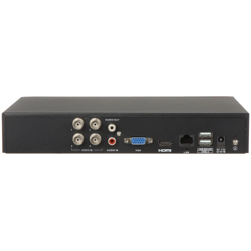 AHD, HD-CVI, HD-TVI, CVBS, TCP/IP XVR-104G 4 kanalų UNIARCH įrašytuvas