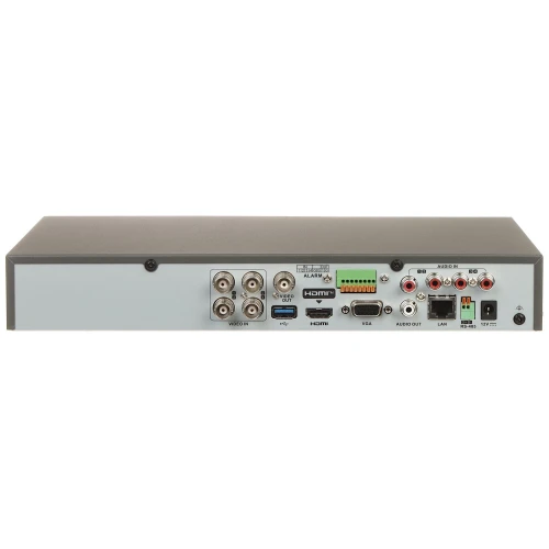 AHD, HD-CVI, HD-TVI, CVBS, TCP/IP IDS-7204HTHI-M1/S(C)/4A 4/1ALM 4 kanalų ACUSENSE Hikvision įrašymo įrenginys