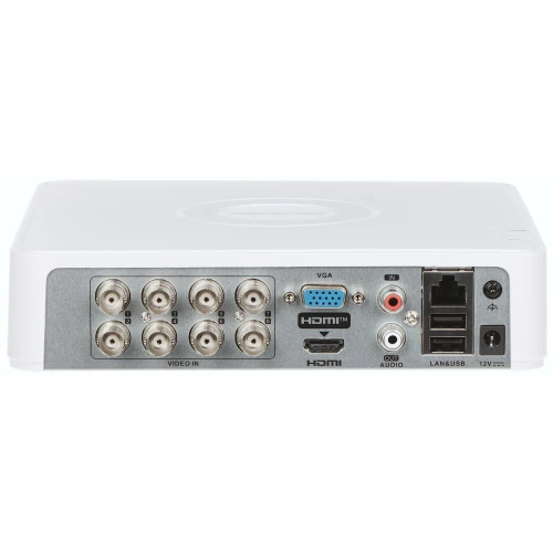 AHD, HD-CVI, HD-TVI, CVBS, TCP/IP IDS-7108HQHI-M1/S(C) 8 kanalų įrašymo įrenginys Hikvision