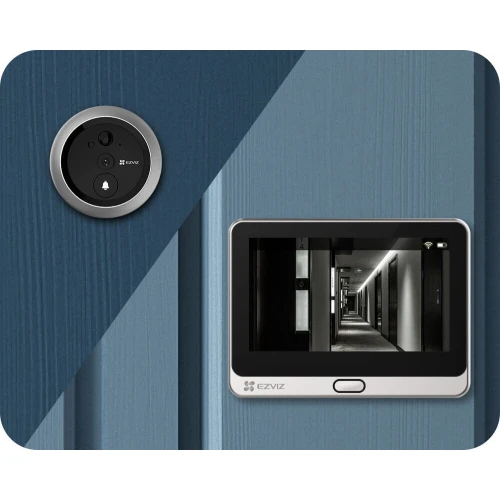Elektroninis durų vartotojas EZVIZ CS-DP2C su infraraudonuoju kamera ir PIR jutikliu