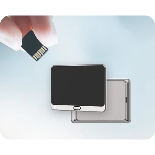 Elektroninis durų vartotojas EZVIZ CS-DP2, Lietimui jautrus ekranas, 64GB kortelė