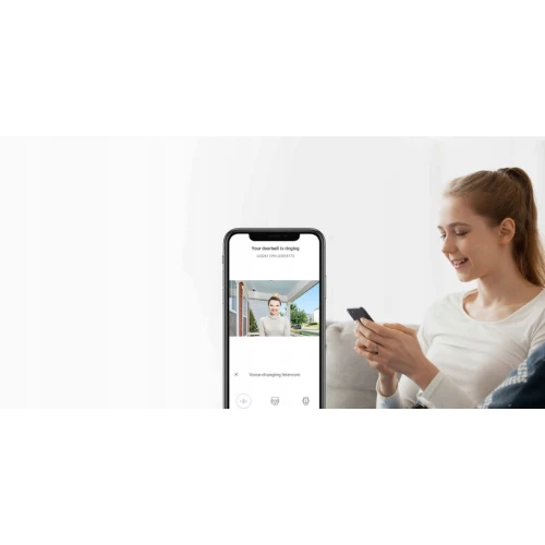 EZVIZ HP2 Gold Išmanusis durų akutė su FHD ekranu, WiFi ir mobiliąja programėle