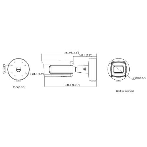 IP kamera IDS-2CD7A86G0-IZHSY(2.8-12MM) - 8.3Mpx MOTOZOOM Hikvision