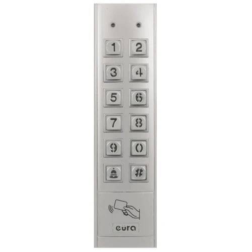 Šifravimo užraktas EURA AC-14A1 - 1 išėjimas, artumo kortelė, paviršinis montavimas, skambučio mygtukas