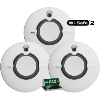 Rinkinys 3x Dūmų detektorius FireAngel ST-630 su Wi-Safe2 moduliu modelis 3xST-630 W2