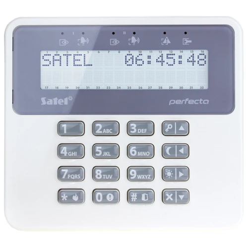 Satel Perfecta 16 pavojaus sistema, 8x judesio daviklis, LCD, signalizatorius SP-4001 R, priedai