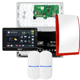 SATEL INTEGRA 32 signalizacijos rinkinys, 2x PET jutiklis, sirena, juodas manipuliatorius INT-TSI-B
