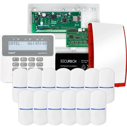 SATEL PERFECTA 32 IP signalizacijos rinkinys, 13x PET jutiklis, sirena, valdiklis