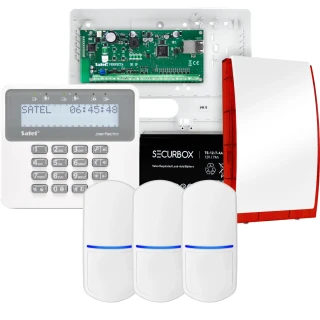 SATEL PERFECTA 32 IP signalizacijos rinkinys, 3x jutiklis, sirena, manipuliatorius
