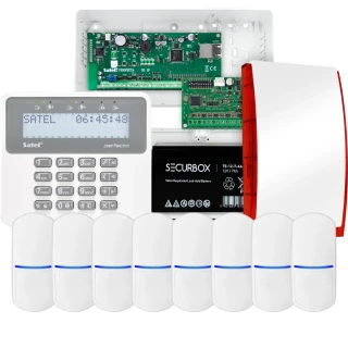 SATEL PERFECTA 32 IP signalizacijos rinkinys, 8x PET jutiklis, signalizatorius, manipuliatorius