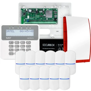 SATEL PERFECTA 32 LTE signalizacijos rinkinys, 11x PET jutiklis, sirena, valdiklis