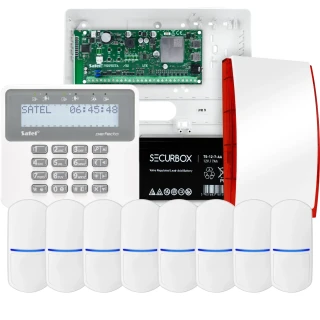 SATEL PERFECTA 32 LTE signalizacijos rinkinys, 8x PET jutiklis, sirena, valdiklis