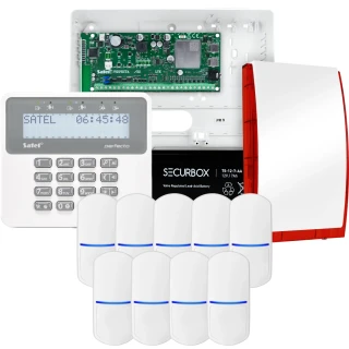 SATEL PERFECTA 32 LTE signalizacijos rinkinys, 9x jutiklis, sirena, valdiklis