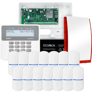 SATEL PERFECTA 32-WRL LTE signalizacijos rinkinys, 14x PET jutiklis, sirena, manipuliatorius