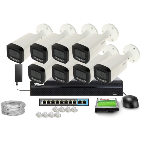 Stebėjimo rinkinys 8x IPC-HFW3849T-ZAS-IL-27135, 8Mpx, IR 60m, WDR 120dB