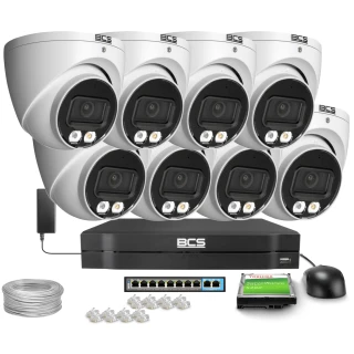 IP kupolinė kamera 4Mpx BCS-L-EIP14FCR3L3-Ai1, SkyLight, IR 30m, WDR 120dB
