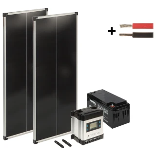 Fotovoltainis rinkinys SP-KIT-2X100/65/MPPT-LCD 540Wh