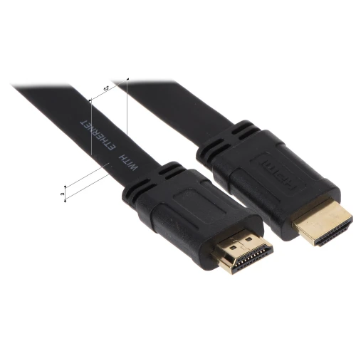 HDMI-2.0-FL 2m kabelis